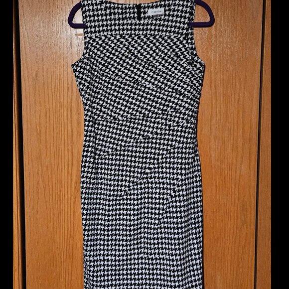 Calvin Klein Houndstooth Dress - Picture 1 of 3